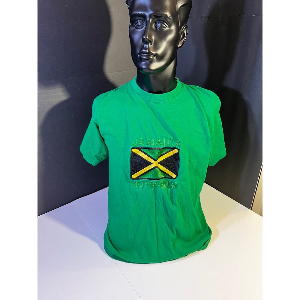 Vintage LMS clothing brand Jamaica No Problem logo